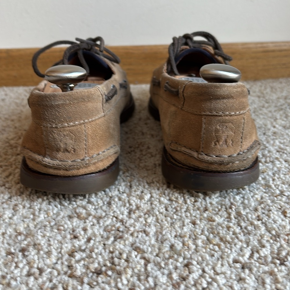 Brunello Cucinelli Men’s Brown Suede Moc Toe Boat Shoes Made in Italy US 9.5-10 - Picture 4 of 8